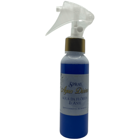 Spray Agua Florida con Anil Imperial Limpieza Energética y Espiritual Agua Divina Original de Perú - 150ml.