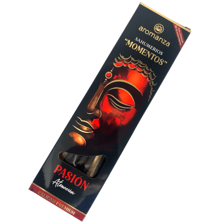 Sahumerio Moments Passion Attraction Incense Aromanza Argentina - 5本の太い手作りスティック