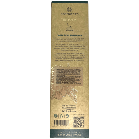 البخور التبتي Yagra of Abundance Prosperity Incense Aromanza Argentina - البخور المصنوع يدويا 8 أعواد سميكة للغاية