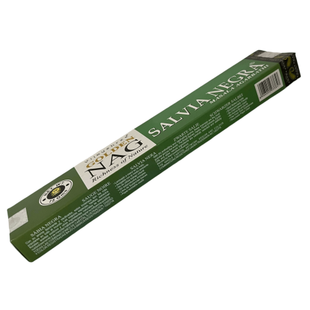بخور المريمية السوداء GOLDEN NAG عطر المريمية السوداء Vijayshree - 1 عبوة من 15 غرام.