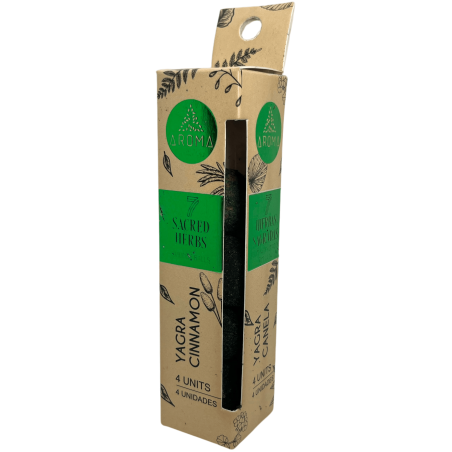Activated Defumation Bombs 7 Sacred Herbs Yagra Cinnamon Aroma Fragrances - Box of 4 incense bombs