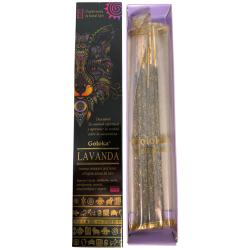 Animal Spirits Encens Renard Lavande Goloka Encens - Lot de 8 bâtonnets d’encens bio