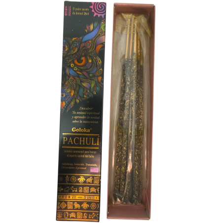 Animal Spirits Patchouli Eule Räucherstäbchen Goloka Räucherstäbchen - Packung mit 8 Bio Räucherstäbchen