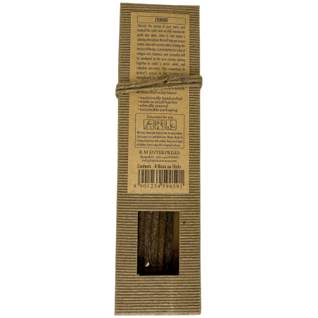 Banjara Incenso Rituale Mirra - Resina Rituale - 8 barrette