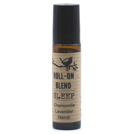 Amestec de uleiuri esențiale roll-on Sleep Mușețel, lavandă și neroli cu vitamina E - 10ml.