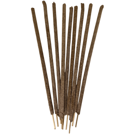 Incienso Vainilla y Sándalo Natural Nirvana Brasil Bienestar y Meditación - 9 varillas artesanales - Hecho en Brasil