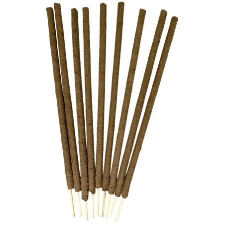 Encens Naturel Nirvana Brésil Feuilles Vertes Stimulant et Rafraîchissant - 9 sticks artisanaux - Fabriqué au Brésil