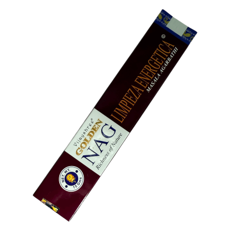 Vijayshree بخور منظف للطاقة من العطر GOLDEN NAG - 1 عبوة من 15 غرام.