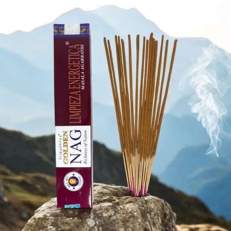 Vijayshree Fragrance Energy Cleansing Räucherstäbchen GOLDEN NAG - 1 Packung à 15gr.