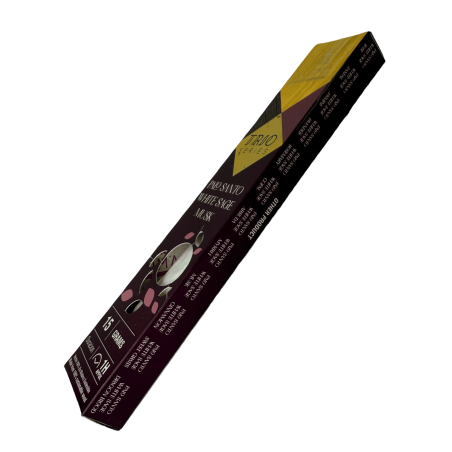 Räucherstäbchen AROMA Trio Palo Santo, Weißer Salbei und Moschus - Trio Serie 1 Packung 15gr.