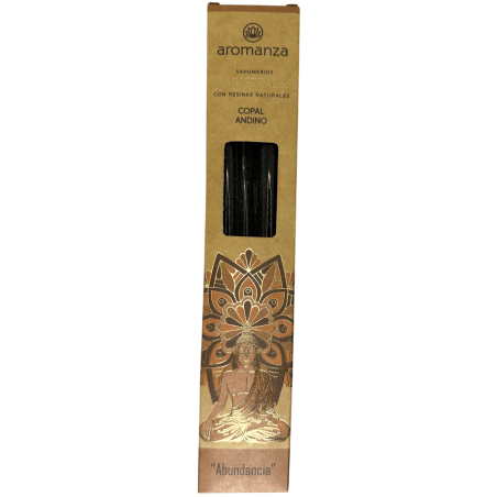 Sahumerios Magistrales Copal Andino Incense Aromanza Argentina 8 thick bars with Natural Resins - Abundance