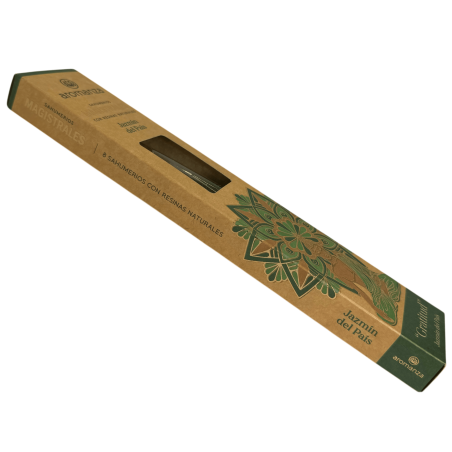 Masterful Incense Jasmine from the Country Incense Aromanza Argentina 8 thick bars with Natural Resins - Gratitude