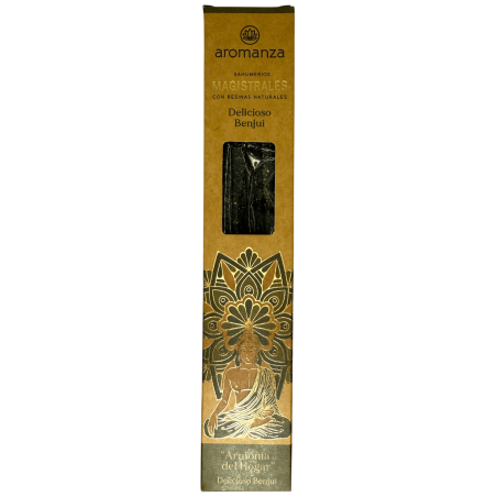 Masterful Incense Benzoes Delicious Incense Aromanza Argentina 8 grubych batonów z żywicami naturalnymi - Armonia Hogar