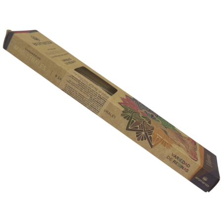 Magisterial Incense Variety Resins Aromanza Argentina 天然樹脂入り8本厚棒 - 8樹脂