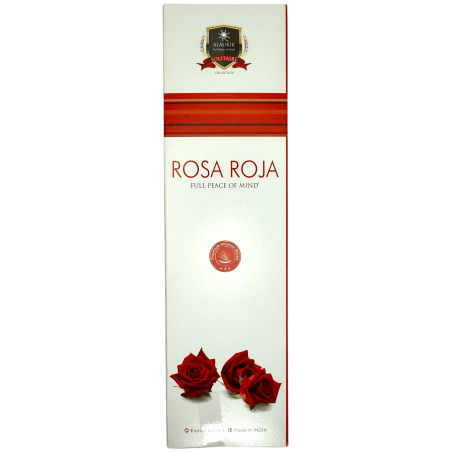 Rote Rose Räucherstäbchen Alaukik 30gr. - Masala Räucherstäbchen