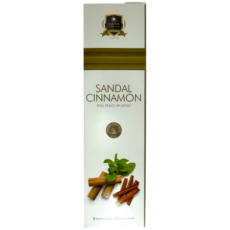 Kadzidło z drzewa sandałowego z cynamonem Alaukik 30gr. - Kadzidło Masala