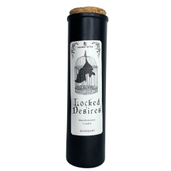 古代の魔女浄化キャンドル - 願いをブロック - 50時間 - マニフェスト - ローズマリー