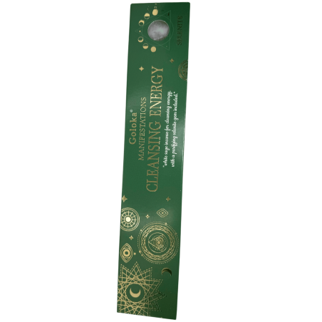 Goloka Rökelse Manifestationer Energy Cleansing White Sage Rökelse med Selenite Mineral - 15gr.
