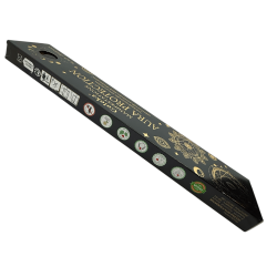 Incienso Goloka Manifestaciones Protección del Aura Incienso Pachulí con Mineral de Obsidiana Negra - 15gr.