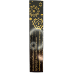 Encens Goloka Manifestations Aura Protection Encens Patchouli avec Obsidienne Noire Minérale - 15gr.