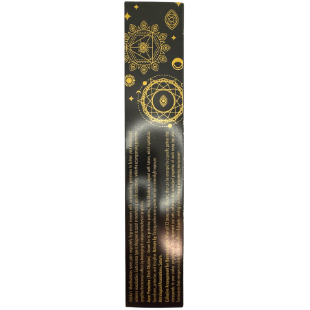 Goloka Rökelse Manifestationer Aura Skydd Rökelse Patchouli med Black Obsidian Mineral - 15gr.