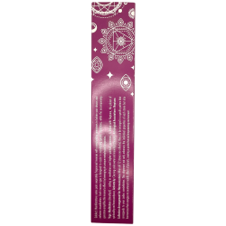 Incenso Goloka Manifestações Yoga Meditação Palo Santo Incenso com Mineral Ametista - 15gr.