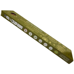 Goloka rökelse manifestationer stabilitet och landning vetiver rökelse med röd jaspis mineral - 15gr.