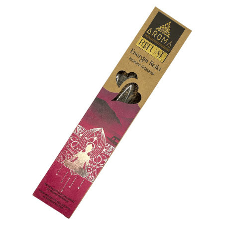 Reiki Energy Ritual Incense AROMA Artisan Incense - 20 gram box with inspiring message