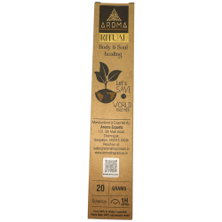 Weihrauch Heilung Körper & Seele AROMA Artisan Räucherstäbchen - 20 Gramm Schachtel mit inspirierender Botschaft