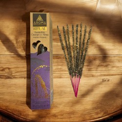 بخور شفاء للجسم والروح AROMA بخور حرفي - علبة 20 جرام مع رسالة ملهمة