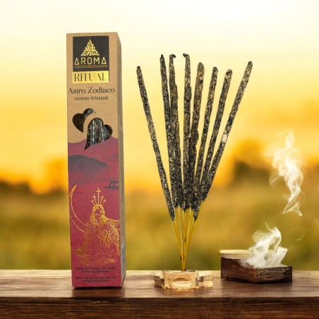 Astro Zodiac Räucherstäbchen AROMA Artisan Räucherstäbchen - 20 Gramm Schachtel mit inspirierender Botschaft