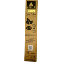 Astro Zodiac Räucherstäbchen AROMA Artisan Räucherstäbchen - 20 Gramm Schachtel mit inspirierender Botschaft