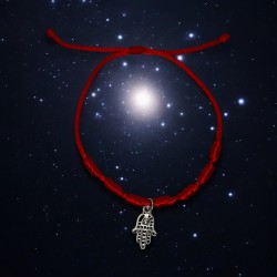 7 Knoten Armband mit Hand von Fatima / Hamsa HOSTENATURA - Schutz und Vorbeugung vor dem bösen Blick