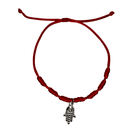 Pulseira 7 Nós com Mão de Fátima / Hamsa HOSTENATURA - Proteção e prevenção do mau-olhado