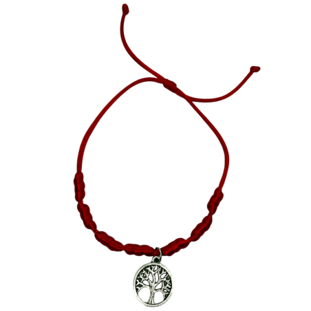 Pulseira 7 Nó com Árvore da Vida HOSTENATURA - Ciclo da Vida e União com a Natureza