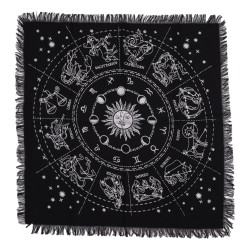 Altar Cloth with Fringes Esoteric Horoscope -...