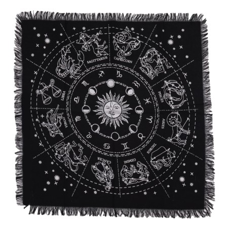 Mantell d'Altar amb serrells Esotèric Horòscop - 50x50cm