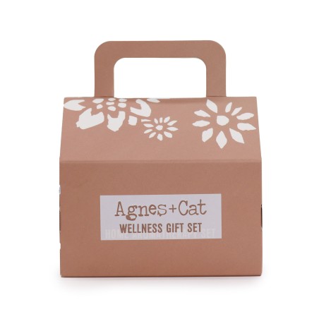 Agnes & Cat Marockanska Morning Wellness Presentset - Handgjord tvål, fast schampo, läppbalsam och olja roll-on