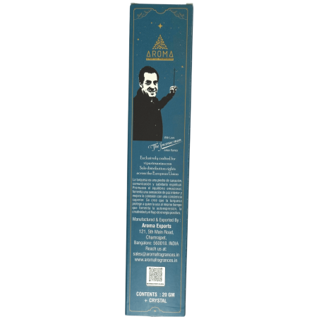 Turquoise Incense AROMA Smudge Incense Kit Crystal - Incense sticks with minerals - 1 box of 20gr.