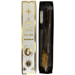 Selenit Rökelse AROMA Smudge Incense Kit Crystal - Rökelse pinnar med mineraler - 1 låda med 20gr.