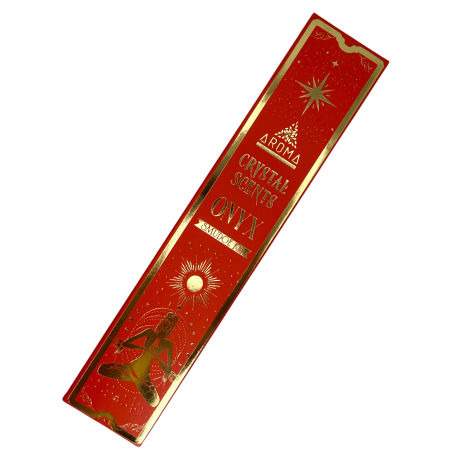 أونيكس البخور AROMA طقم تلطيخ البخور كريستال - أعواد البخور بالمعادن - 1 علبة 20 غرام.