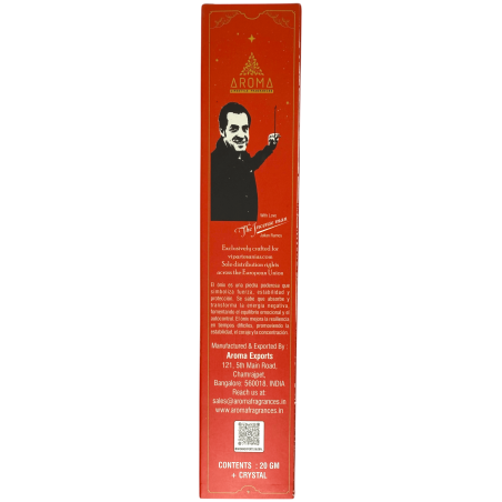 Encens Onyx AROMA Smudge Kit Encens Cristal - Bâtonnets d’encens minéraux - 1 boite de 20gr.