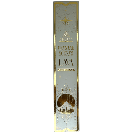 بخور الحمم البركانية AROMA طقم تلطيخ البخور كريستال - أعواد البخور بالمعادن - 1 علبة 20 غرام.