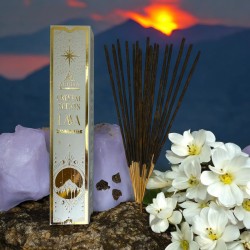 بخور الحمم البركانية AROMA طقم تلطيخ البخور كريستال - أعواد البخور بالمعادن - 1 علبة 20 غرام.
