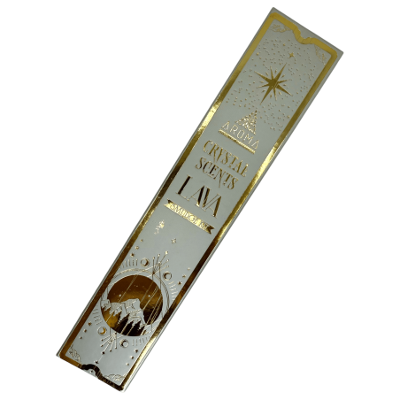 溶岩香 AROMA スマッジキット香クリスタル - ミネラル入りお香 - 20grの1箱。