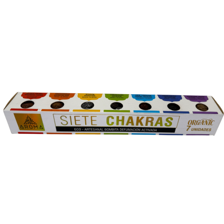 Seven Chakras Activated Scenting Bombs Aroma Fragrances - 7 Bio Räucherbomben