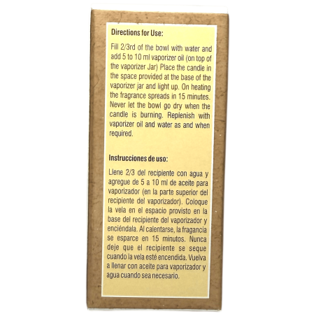 Huile parfumée à la vanille Arômes Parfums 10ml.