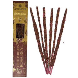 Fruits Rouges Bio et Rose Royale aux Pétales de Rose Aromanza Argentina - 6 sticks naturels - Empowerment