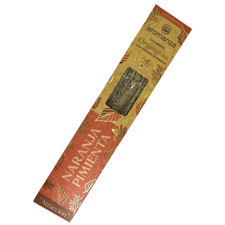Ekologisk apelsin- och pepparrök med apelsinskal Aromanza Argentina - 6 naturliga pinnar - Attraktion