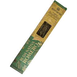 Sahumeri Orgànic Ruda Nativa i Romero amb Fulles de Romero Aromanza Argentina - 6 varetes naturals - Contra Envidia